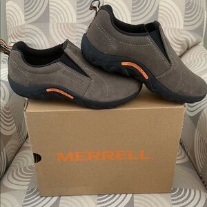 Merrell Big Kid JungleMoc Gunsmoke Slip-On Loafers